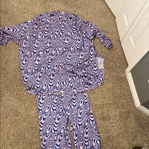 Lala Satin Swirl Set